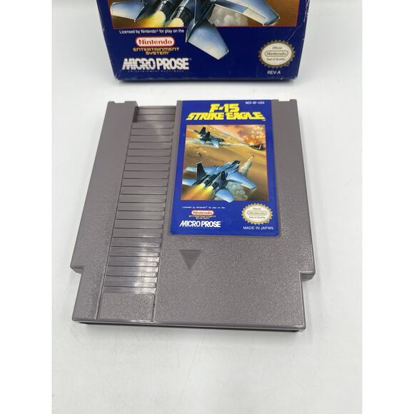 F-15 Strike Eagle (Nintendo NES, 1992) - BOX + CART ONLY *AUTHENTIC - Picture 5 of 12